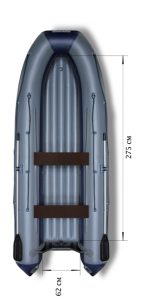 Лодка ПВХ Флагман 380 IGLA НДНД надувная под мотор